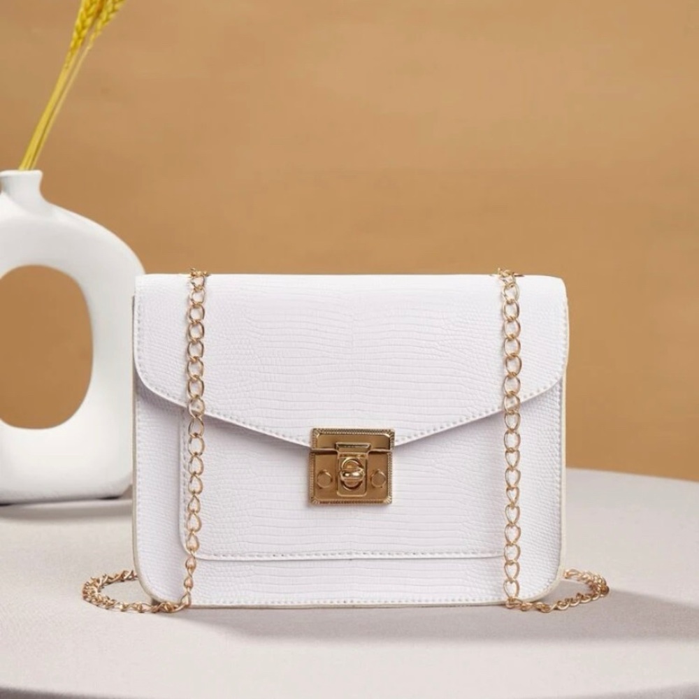 White purse
